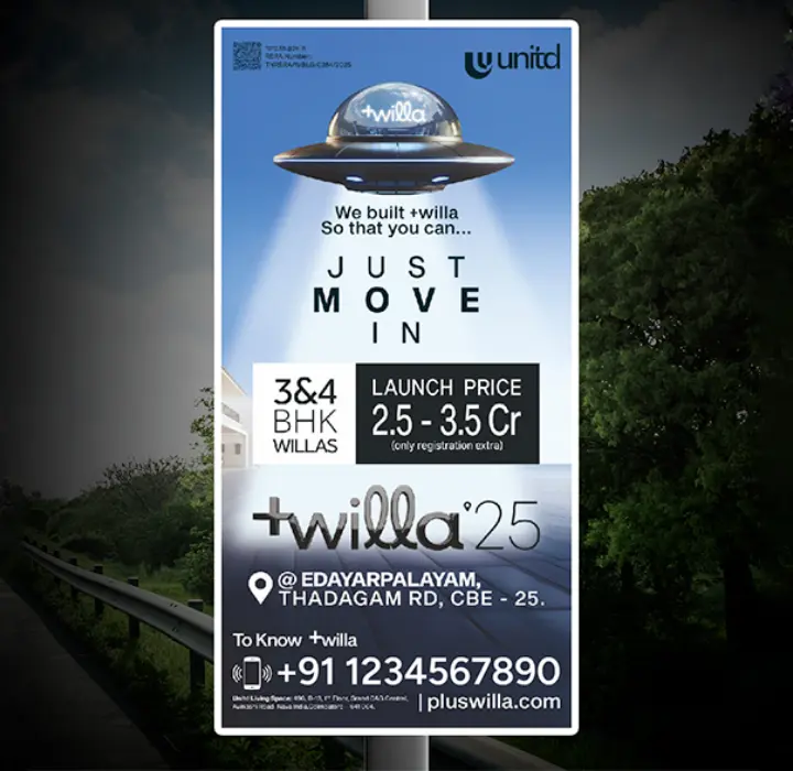Outdoor Advertising Pole Board 46x24